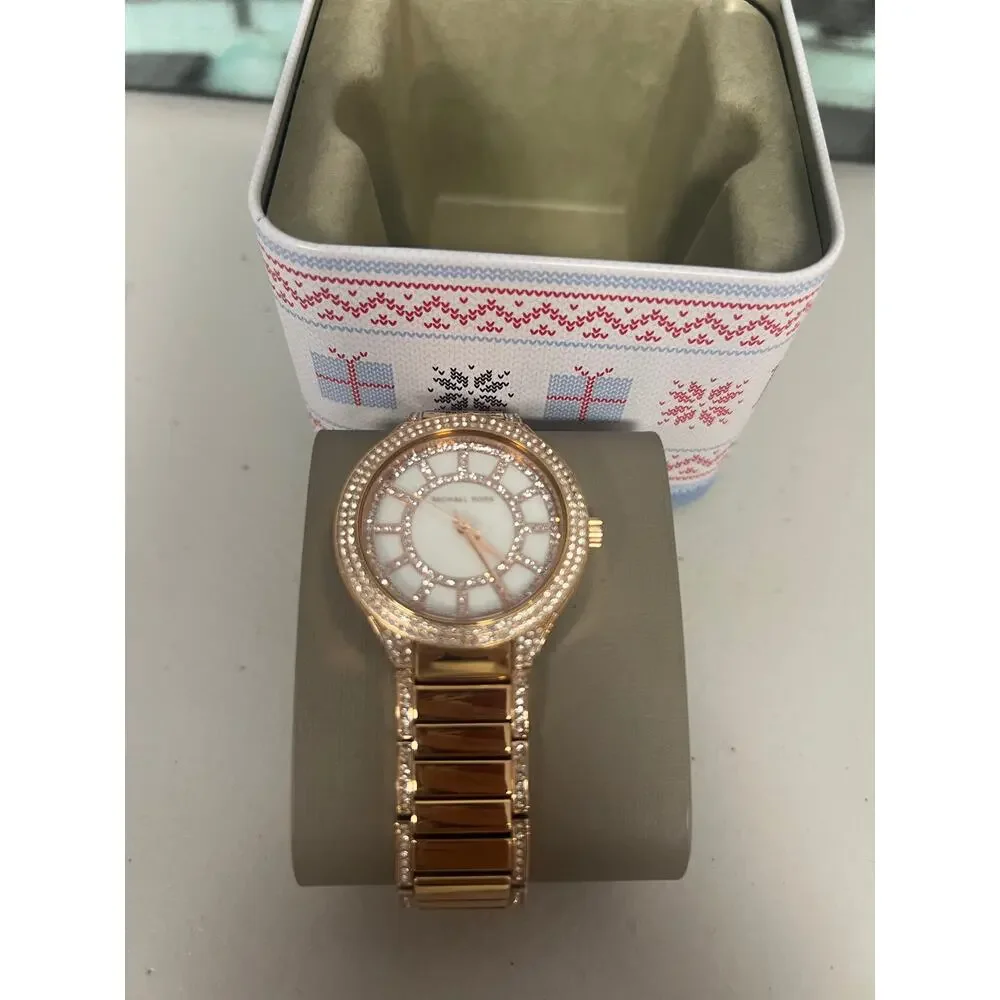 Michael Kors MK3313 Rose Gold Crystal Women’s Watch